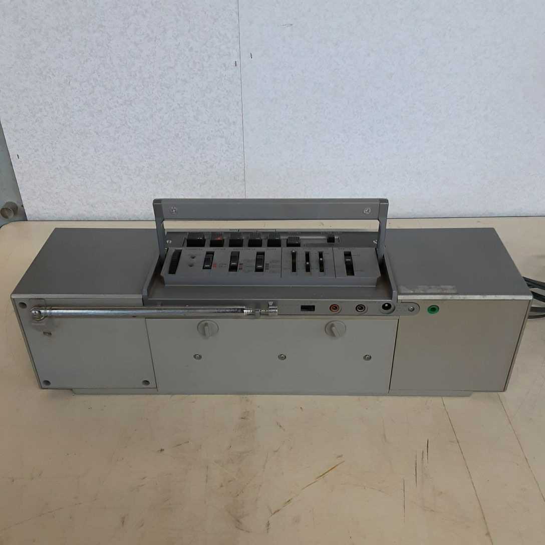【日立】当時物テープレコーダー 家電15】昭和レトロ☆SONY/ソニー ZX-3 FM/AM STEREO CASSETTE-CORDER