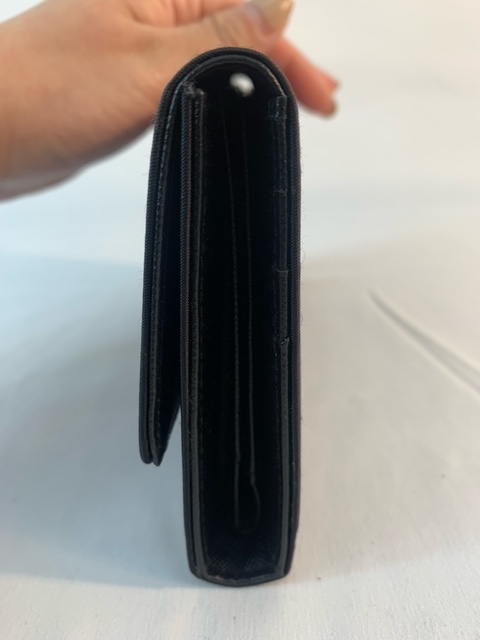 美品】PRADA プラダ 長財布 箱付き ブラック ナイロン生地 財布 メンズ