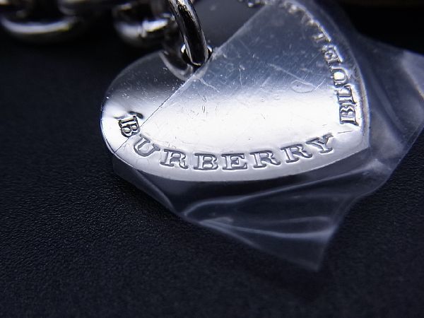 1円 □新品□未使用□ BURBERRY バーバリー ナイロン×レザー ハート