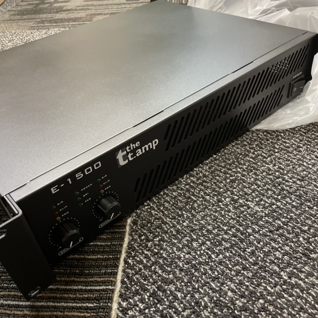 ジャンク thomann S-150mk2 the tt.amp パワーアンプ Thomann S-150mk2