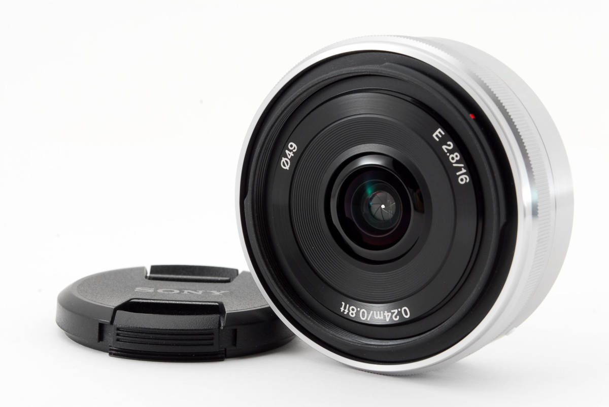 美品】SONY 16mm F2.8 E-mount SEL16F28 ソニー 単焦点レンズ E