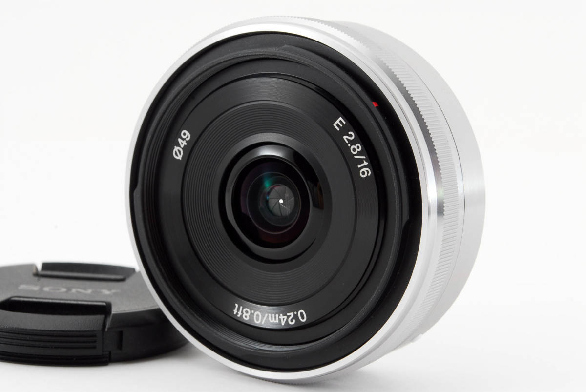 美品】SONY 16mm F2.8 E-mount SEL16F28 ソニー 単焦点レンズ E