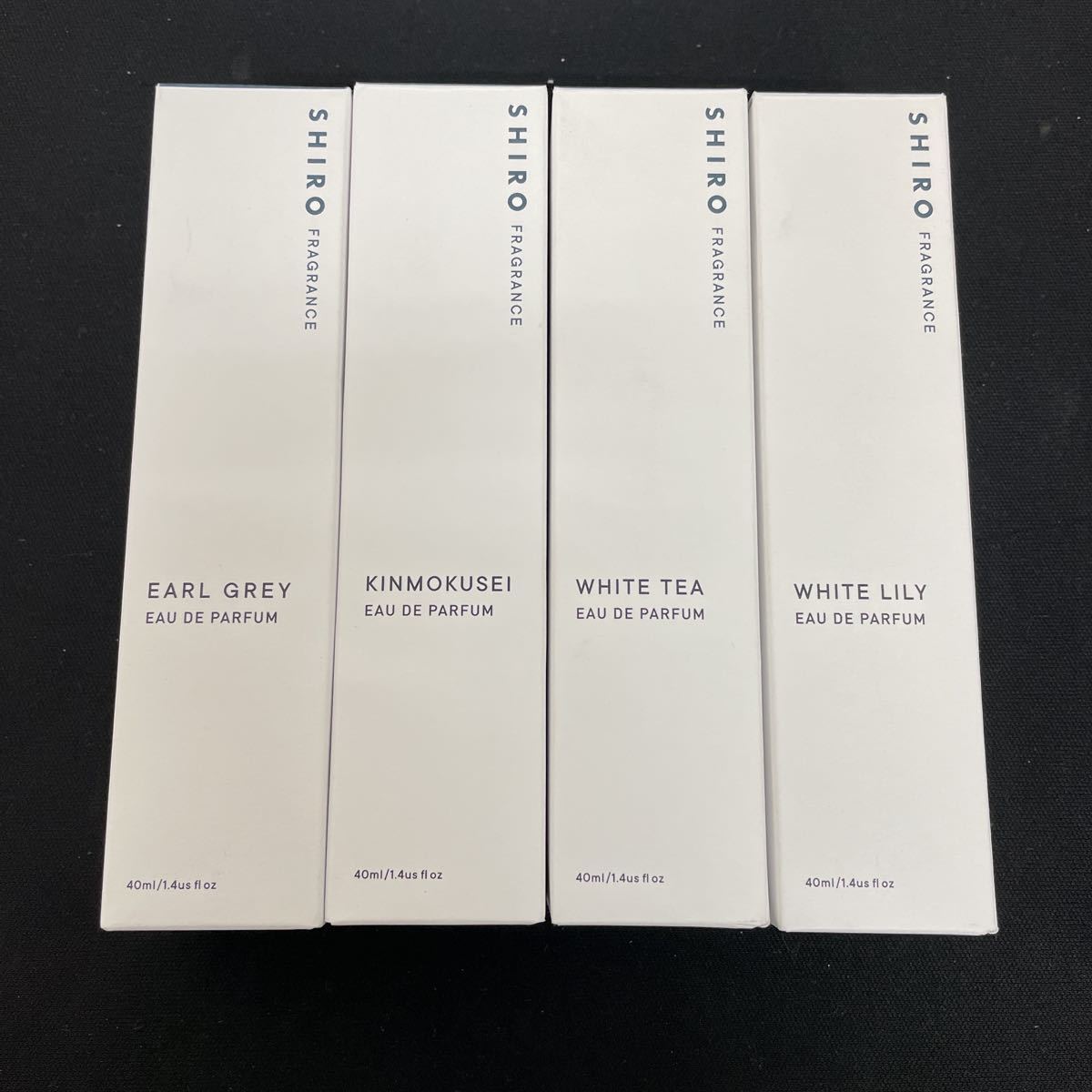  サ SHIRO オードパルファン 40ml 4本セット 4種セット 残量8〜9割ほど アールグレイ キンモクセイ 他 管理tk(女性用)｜売買されたオークション情報、yahooの商品情報をアーカイブ公開 - オークフ その他