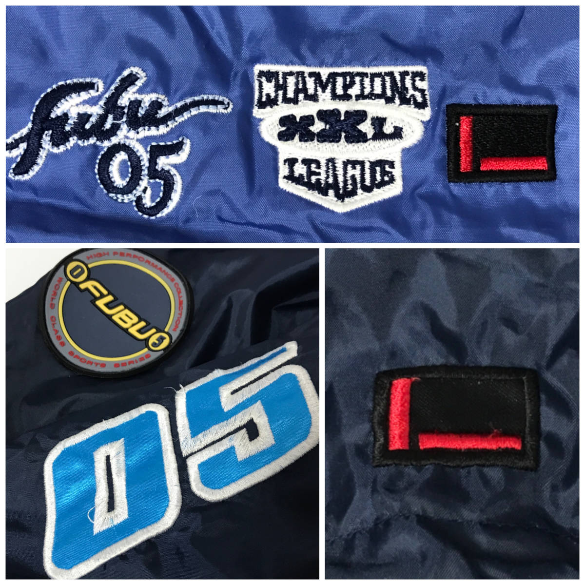 FI6/27 FUBU SPORTS フブ 90s ジャージ プルオーバー L 古着 ナイロン 