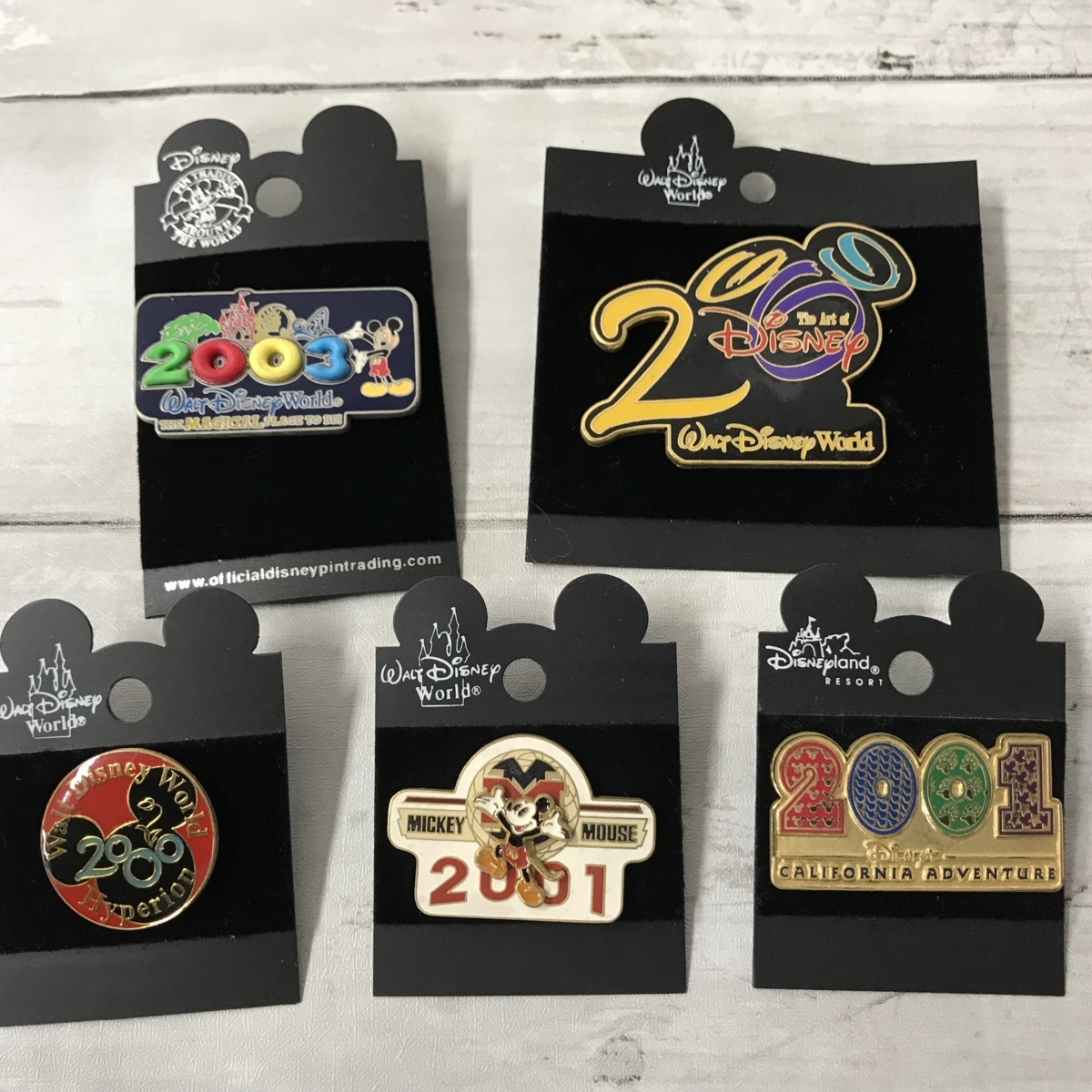 ディズニー ピンバッジ 5点 海外ディズニー限定 ミッキーマウス WDW 