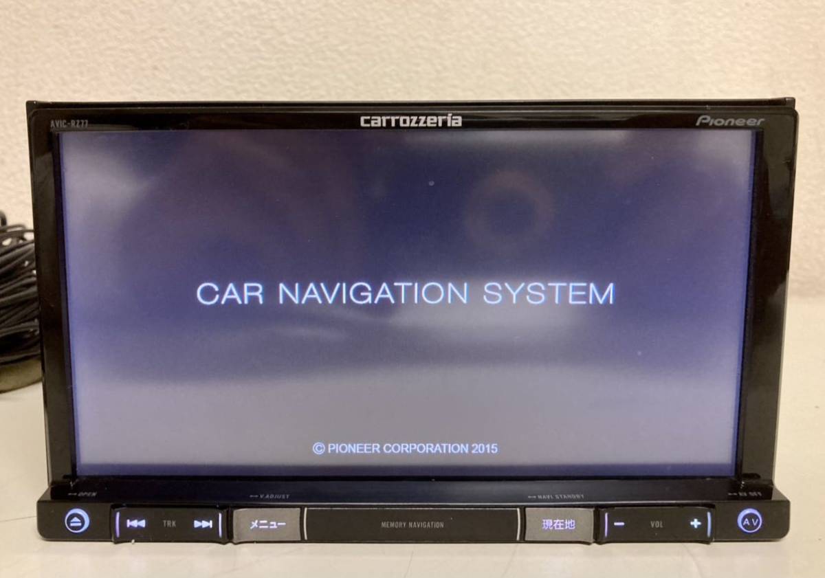 パイオニア カロッツェリア メモリーナビ AVIC-RZ77 DVD CD フルセグ
