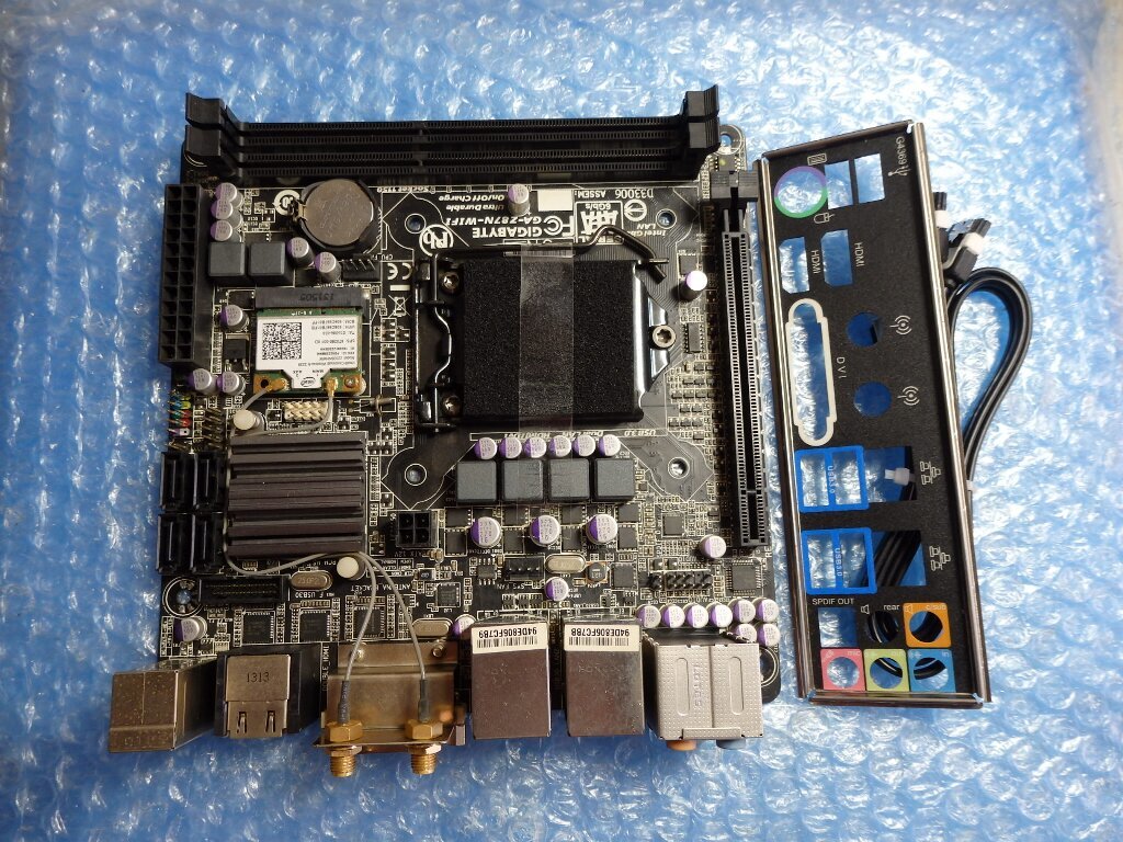 爆買い，人気セール GigaByte GA-Z87N-WIFI MiniITX /LGA1150/ /(GIGA-BYTE)｜売買されたオークション情報、yahooの商品情報をアーカイブ公開 - オークファン GIGA-BYTE