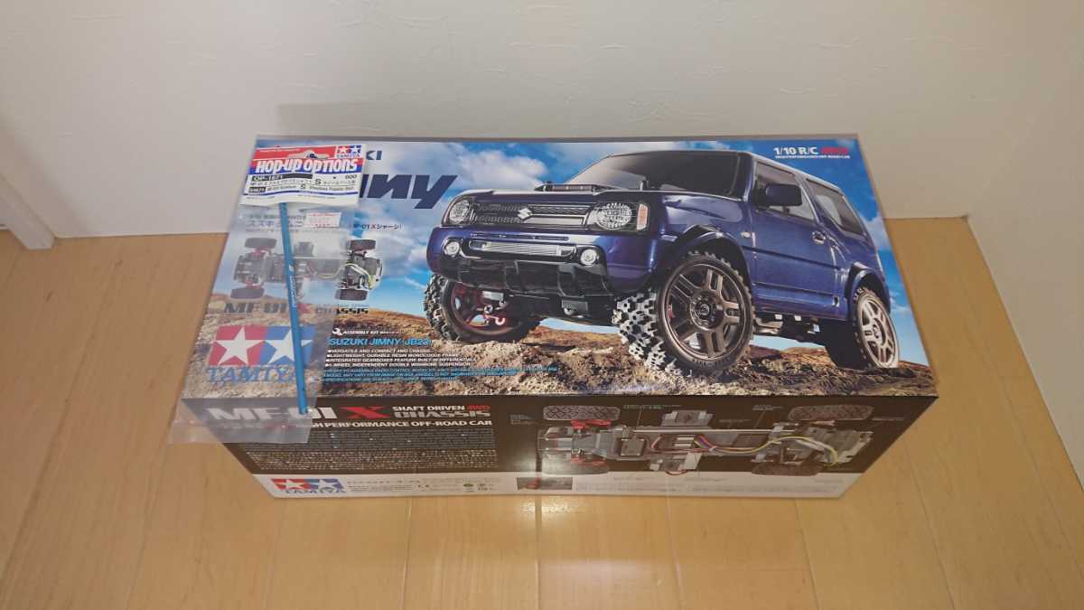 タミヤ 1/10電動RCカー スズキジムニー(JB23/MF01Xシャーシ)組み立て