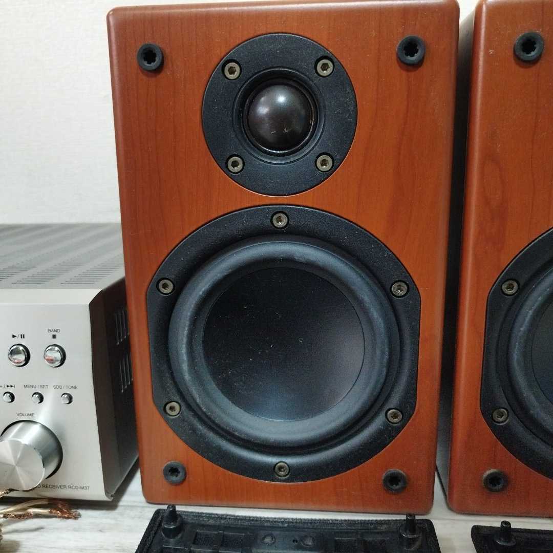DENON ミニコンポ　RCD-M37 ペアスピーカーSC-M37 デノン、USB再生にも対応したミニコンポ「M37シリーズ」
