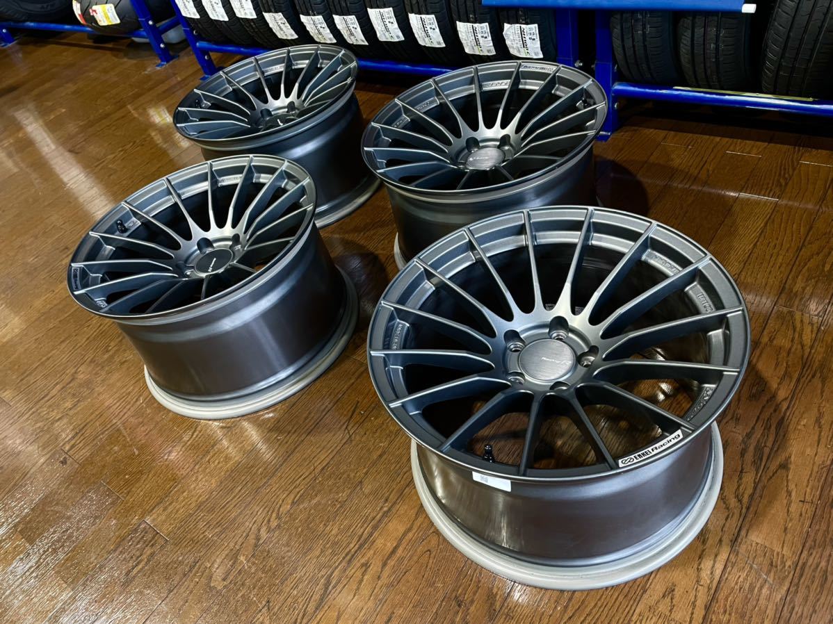美品)ENKEI RS05RR 18×10.5J+25 5H-114.3 4本 ホイールのみ(5穴)｜売買 