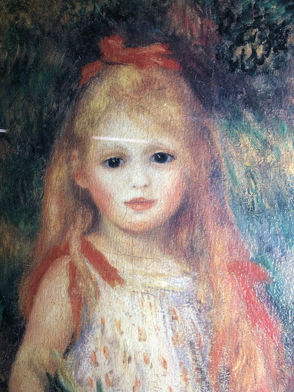 S-396◇ルノワール◇麦束を持つ少女◇心に宿る世界の名画◇複製◇A.C.D