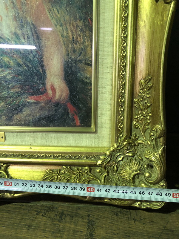 S-396◇ルノワール◇麦束を持つ少女◇心に宿る世界の名画◇複製◇A.C.D