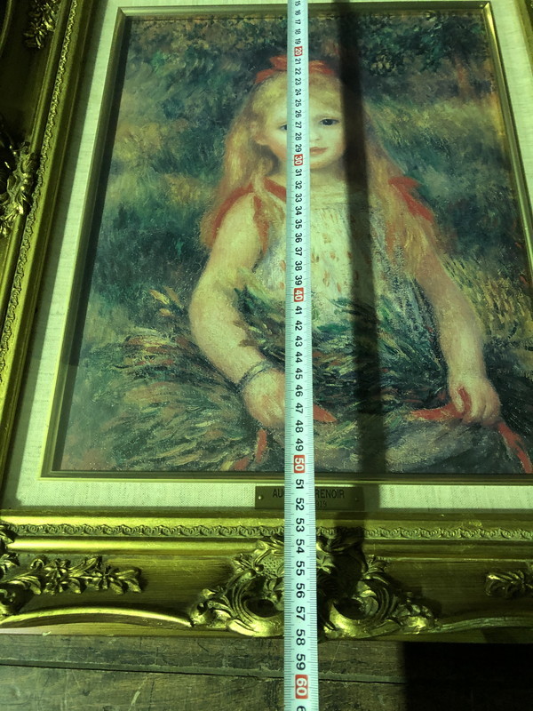 S-396◇ルノワール◇麦束を持つ少女◇心に宿る世界の名画◇複製◇A.C.D