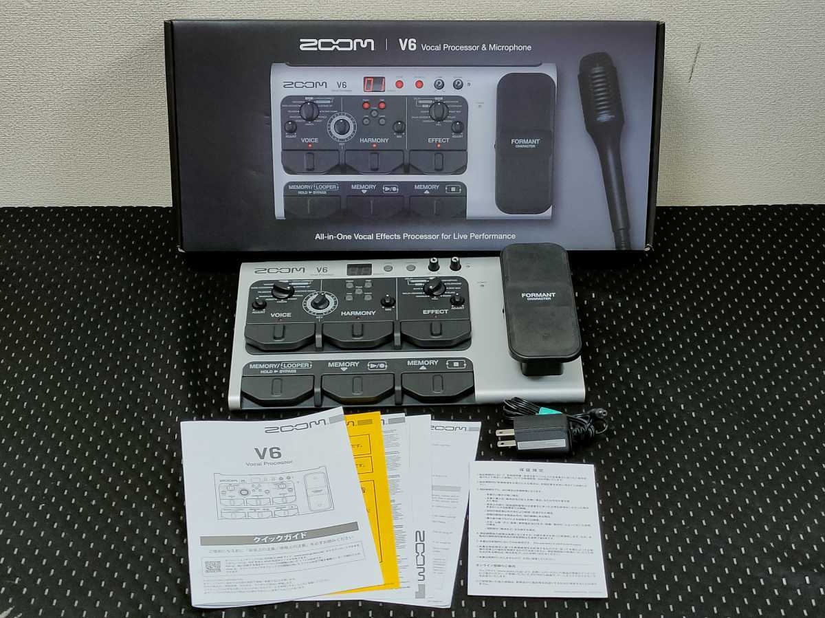 週末値下げZOOM V6-SP ボーカルプロセッサー Zoom V6-SP Vocal
