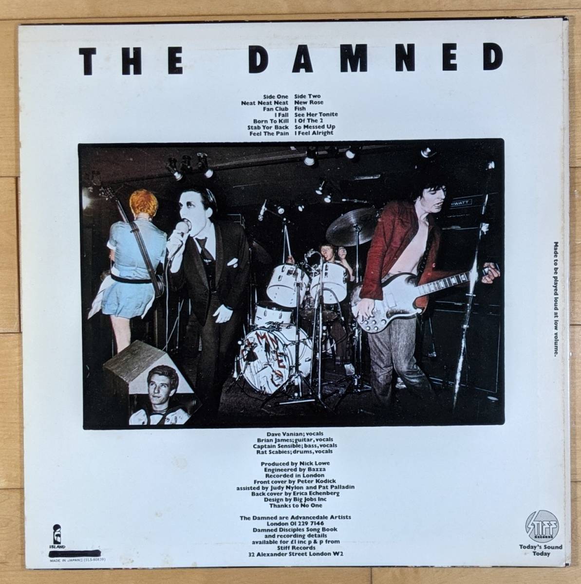 DAMNED ダムド / DAMNED,DAMNED,DAMNED 地獄に堕ちた野郎ども [ILS 