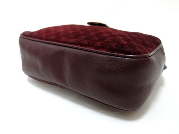 CELINE オールド セリーヌ◇マカダム 総柄◇スエード レザー 本革  