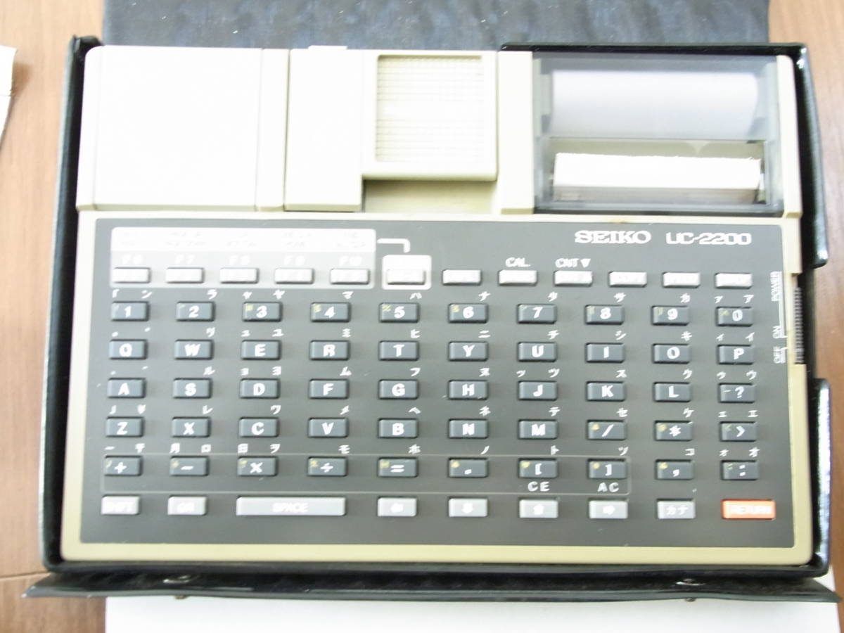 希少/電池交換済/稼働 SEIKO セイコー UC-2000 リストコンピュータ