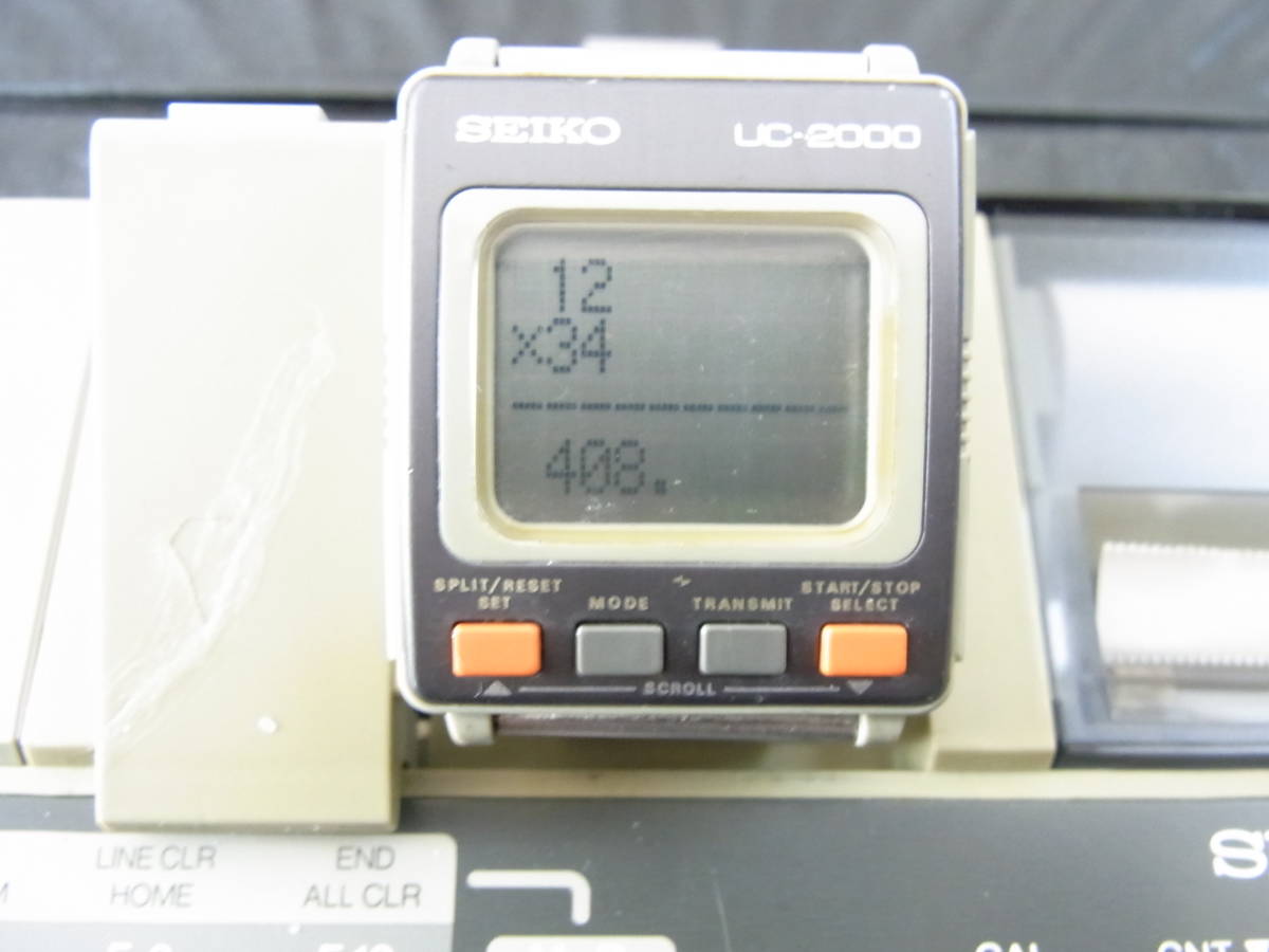 希少/電池交換済/稼働 SEIKO セイコー UC-2000 リストコンピュータ
