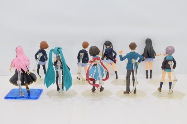 美少女 figma フィギュア 9体セット けいおん 涼宮ハルヒの憂鬱 