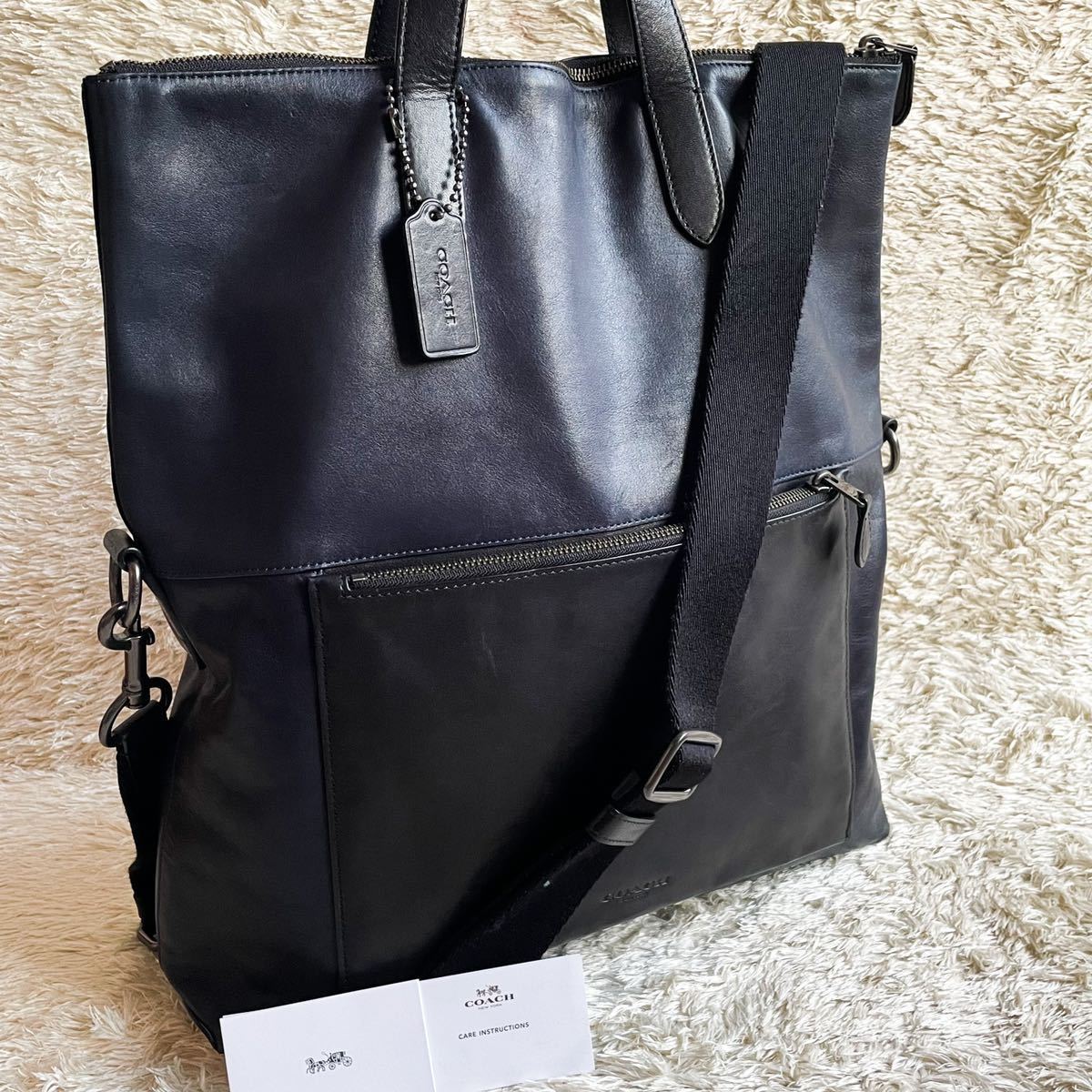 1円～ 【伝説の一品】美品 COACH コーチ ショルダーバッグ ビジネス 