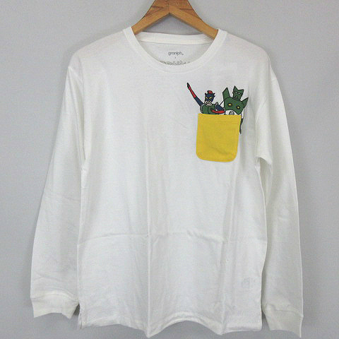 品 グラニフ Graniph アクション仮面 クレヨンしんちゃん コラボ 長袖 Tシャツ白 ホワイト S メンズ レディース ユニセックス Sサイズ 売買されたオークション情報 Yahooの商品情報をアーカイブ公開 オークファン Aucfan Com