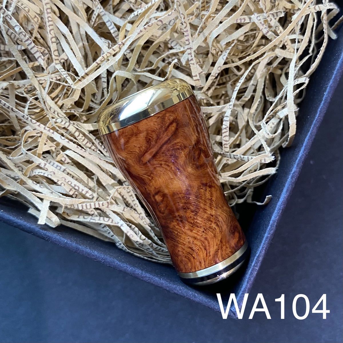WA104 ワインレッド花梨 極上本花梨材 ハンドルノブ 1個 シマノタイプa