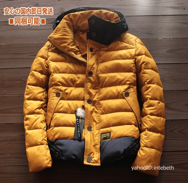 メンズ 黄紺3x ダウンジャケット Xl Xxl 細身 高品質 マラガ 配色ダウン ジャケット ジャンパー スタイリッシュ ブルゾン Xlサイズ以上 売買されたオークション情報 Yahooの商品情報をアーカイブ公開 オークファン Aucfan Com