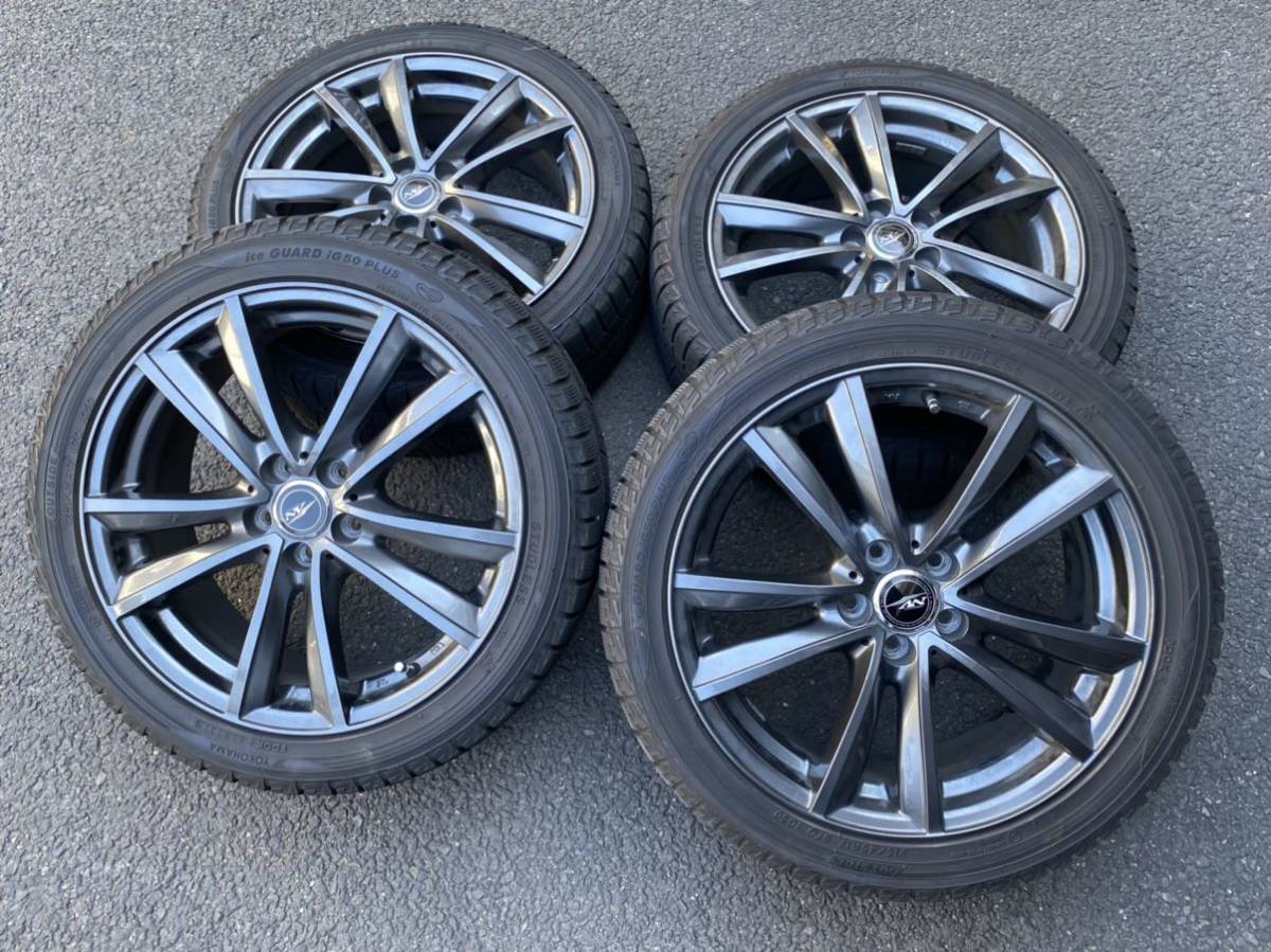 Weds NIRVANA NV 17×7J アルミホイール 215/45R17 スタッドレスタイヤ 