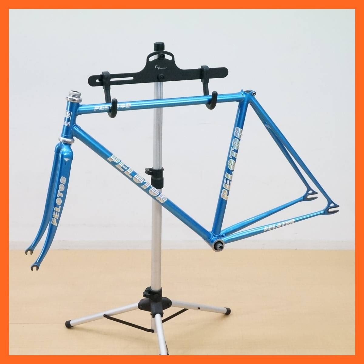 PELOTON ホワイトフレーム njs 競輪 トラックフレーム ピスト PELOTON