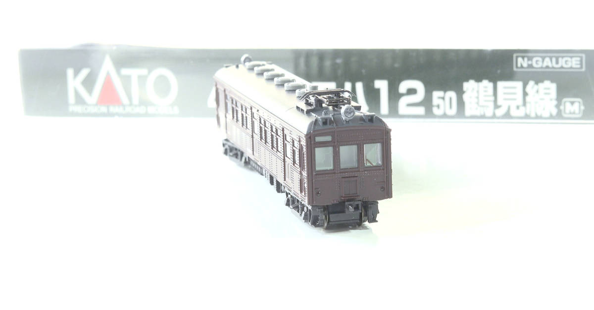 B12711】KATO「4964 クモハ12 50鶴見線」動力あり ライト点灯 旧型国電