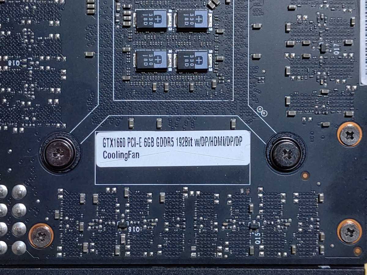 NVIDIA GTX1660 SUPER ジャンク品 箱付き GeForce GTX 1660 Super 搭載