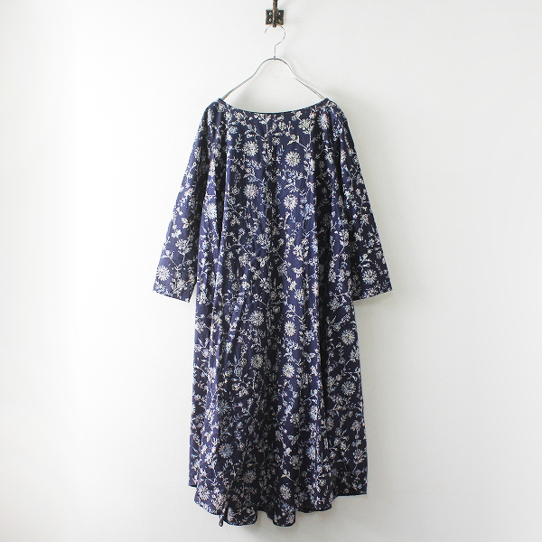 Yuni ユニ アンビデックス コットン フラワープリント ワンピース F ネイビー Mサイズ 売買されたオークション情報 Yahooの商品情報をアーカイブ公開 オークファン Aucfan Com