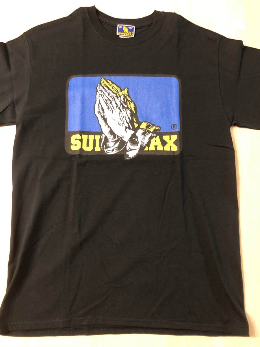 ◎SUPERMAX デッドストック ブラック Tシャツ M /ロサンゼルス  