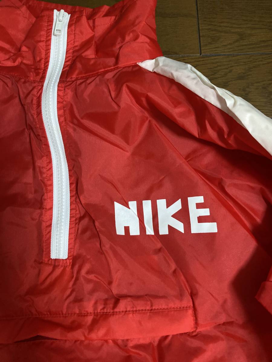 好配色!風車ゴツナイキ!80's NIKE ナイロンプルオーバーJKT 赤×白