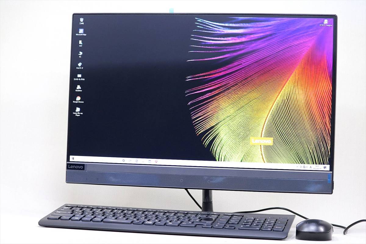 お得，得価 即配 良品 23.8型極薄ベゼルFHD液晶 Ideacentre520 All-in-One Corei3-7100T 8Gメモリ 1TB Win10(モニタ一体型)｜売買されたオークション情報、yahooの商品情報をアーカイブ公開 - オークファン レノボ