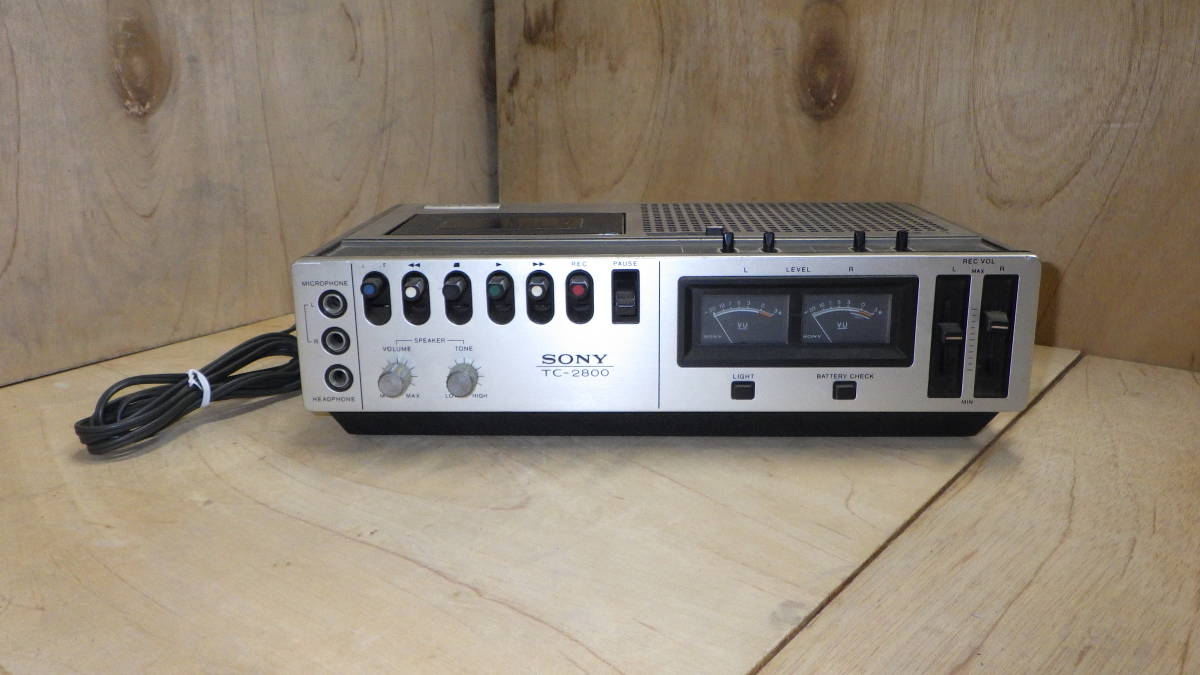 SONY TC-2800 テープレコーダー - Yahoo!オークション 「sony tc-2800