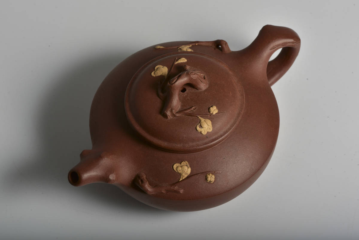 唐物 朱泥 急須 中国宜興 紫砂壺 紫砂 煎茶道具 宜興紫砂 中国 朱