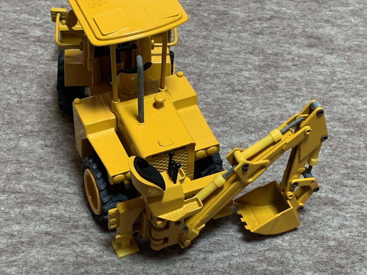 レトロ 非売品 1/25 三菱 ホイールローダー WS3 金属製 ミニチュア 