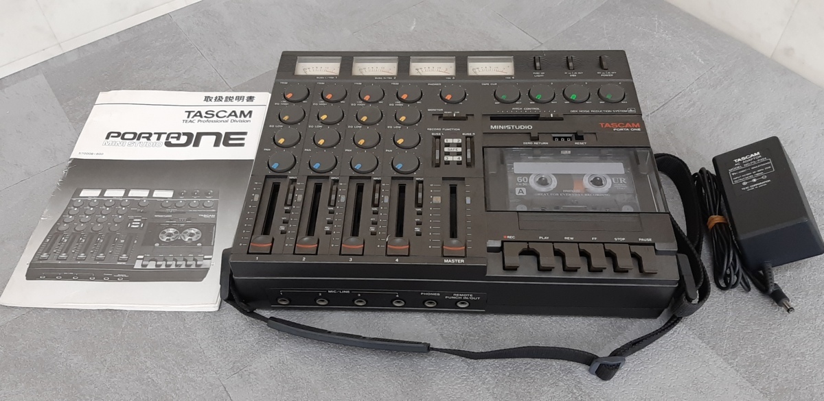 希少 TASCAM PORTA ONE マルチトラック｜通電OK・ジャンク扱い TASCAM