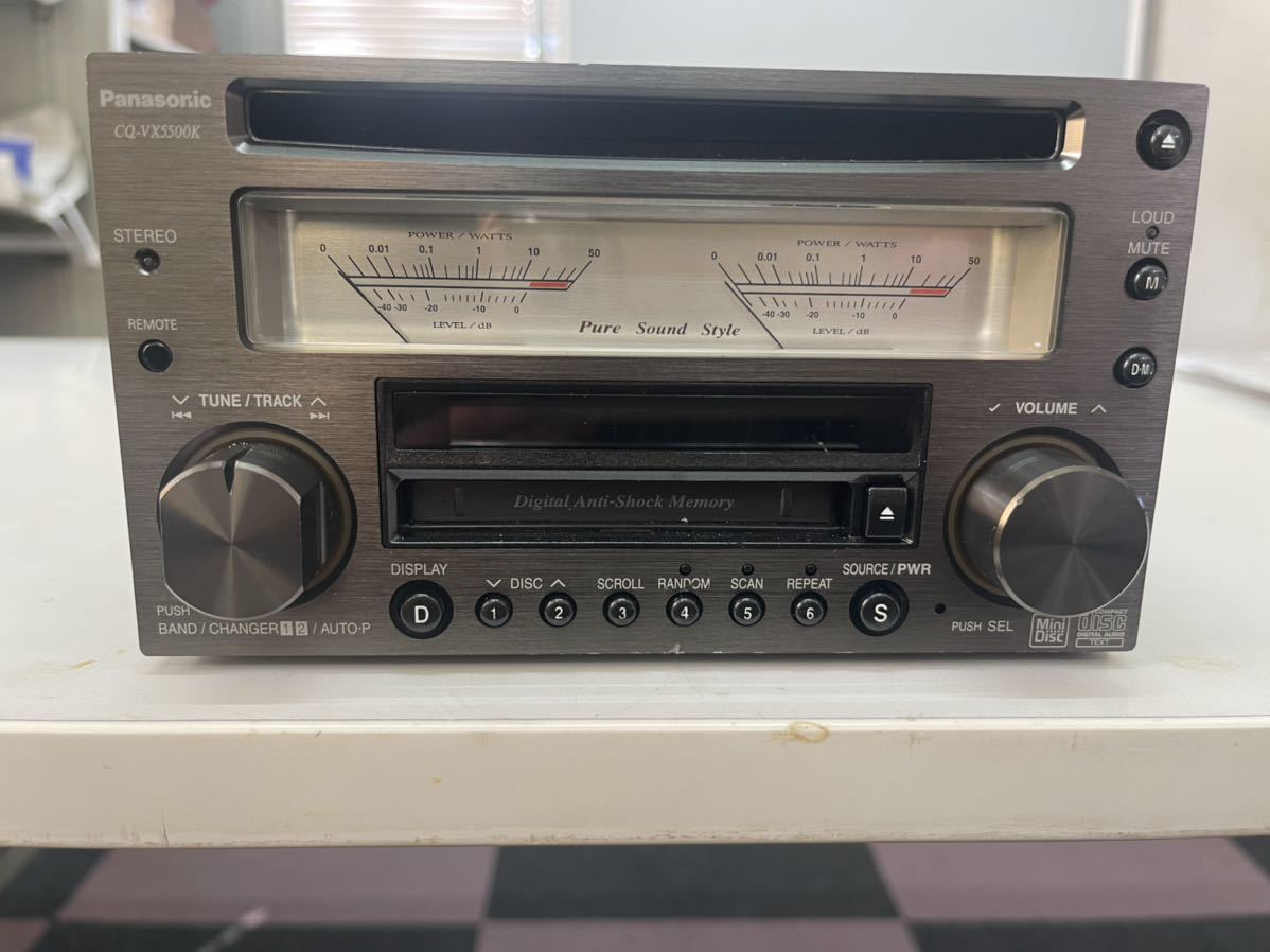 限定黒！パナソニックCQ-VX5500K中古完動品 Panasonic CQ-VX5500KD