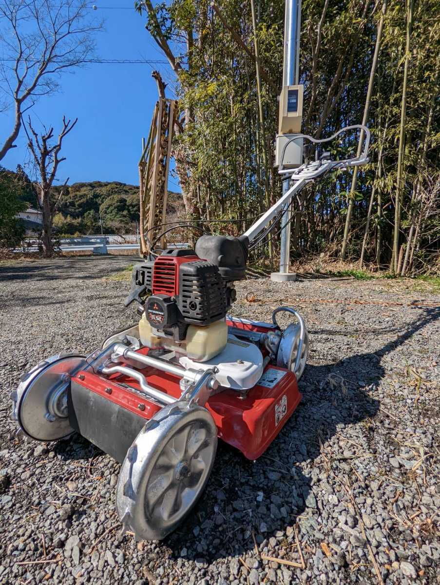 (商談中)オーレックAZ500 4WD　自走式草刈り機　スパイダーモア形式SP-50(難あり) 共立 AZ500 自走式草刈機 スパイダーモア 4WD 動作ok スパイダーモア