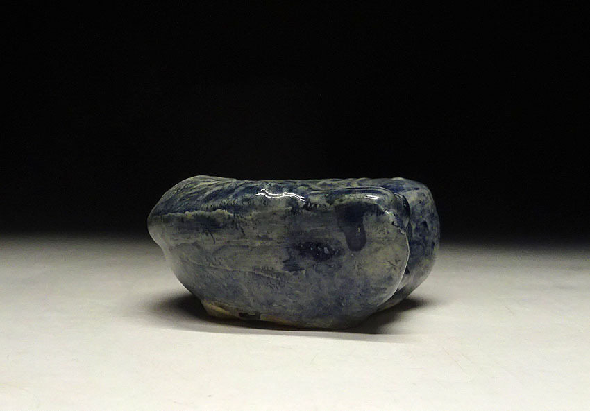 Yahoo!オークション 李朝 瑠璃釉 | CY263 朝鮮古美術 魚形水滴 幅7.6cm