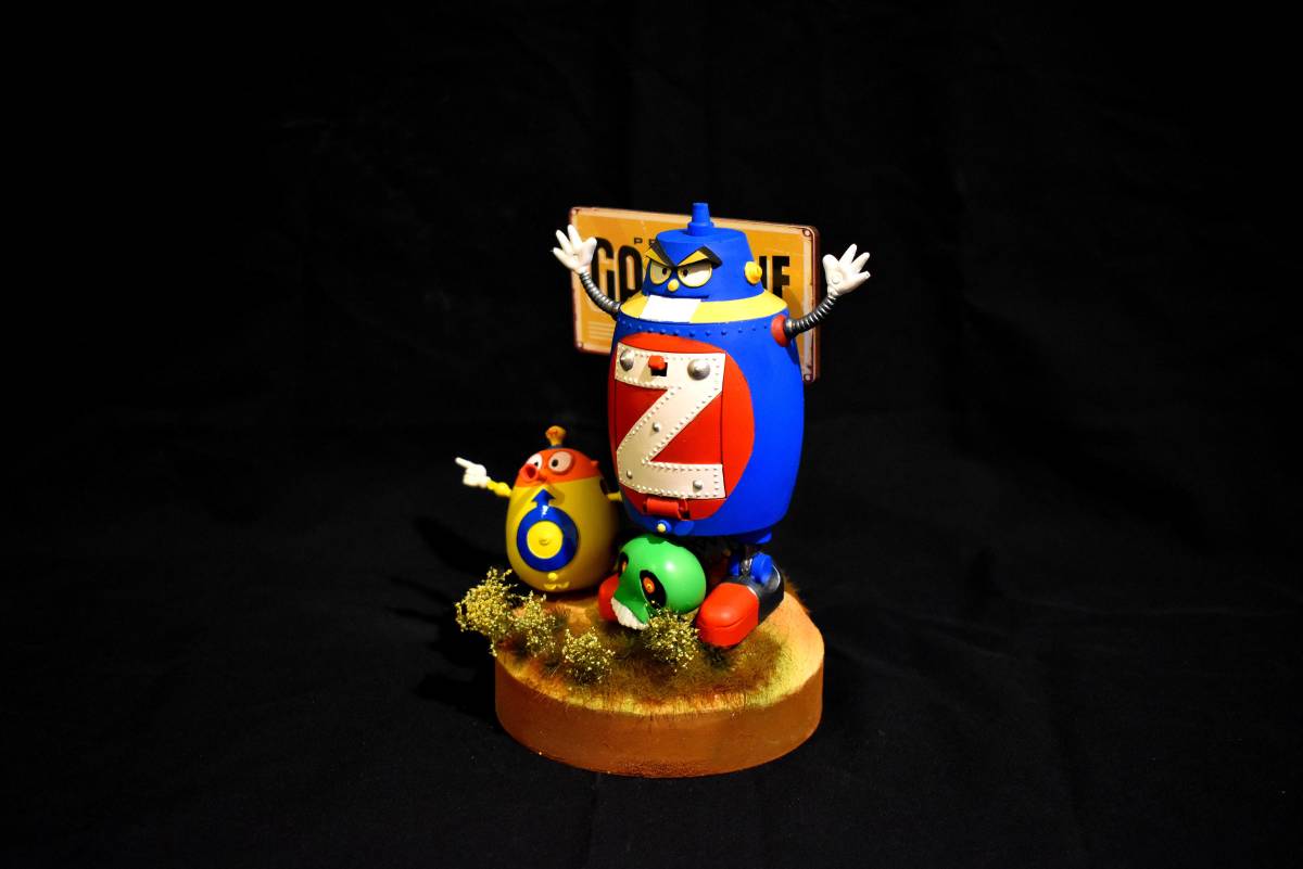 ☆ロボダッチ ロボZ ジオラマ台付き完成品☆アオシマ模型製品 