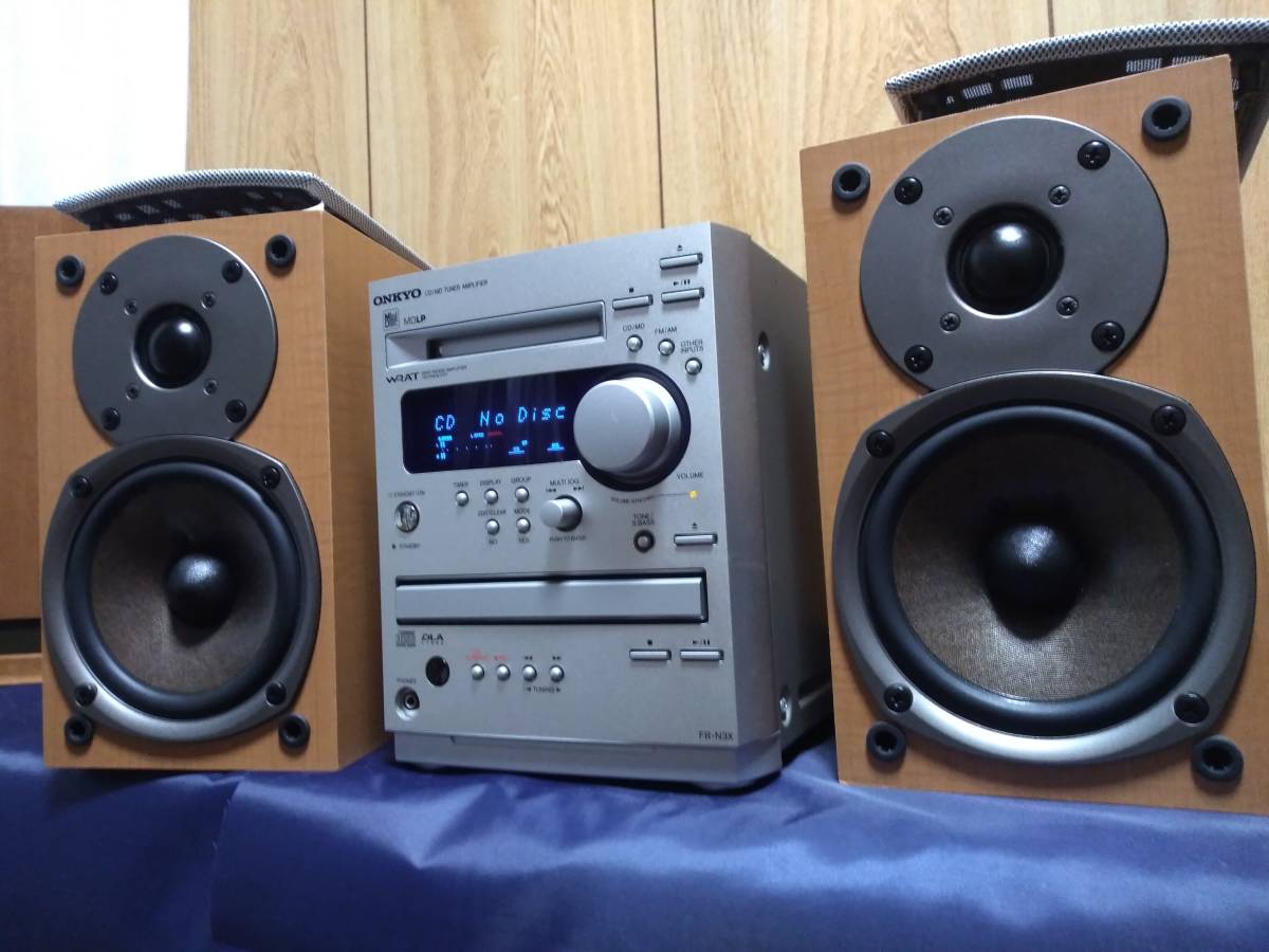 商品映像あり】ONKYO FR-N3X （MD_CD_チューナ_アンプ_スピーカー）(MD