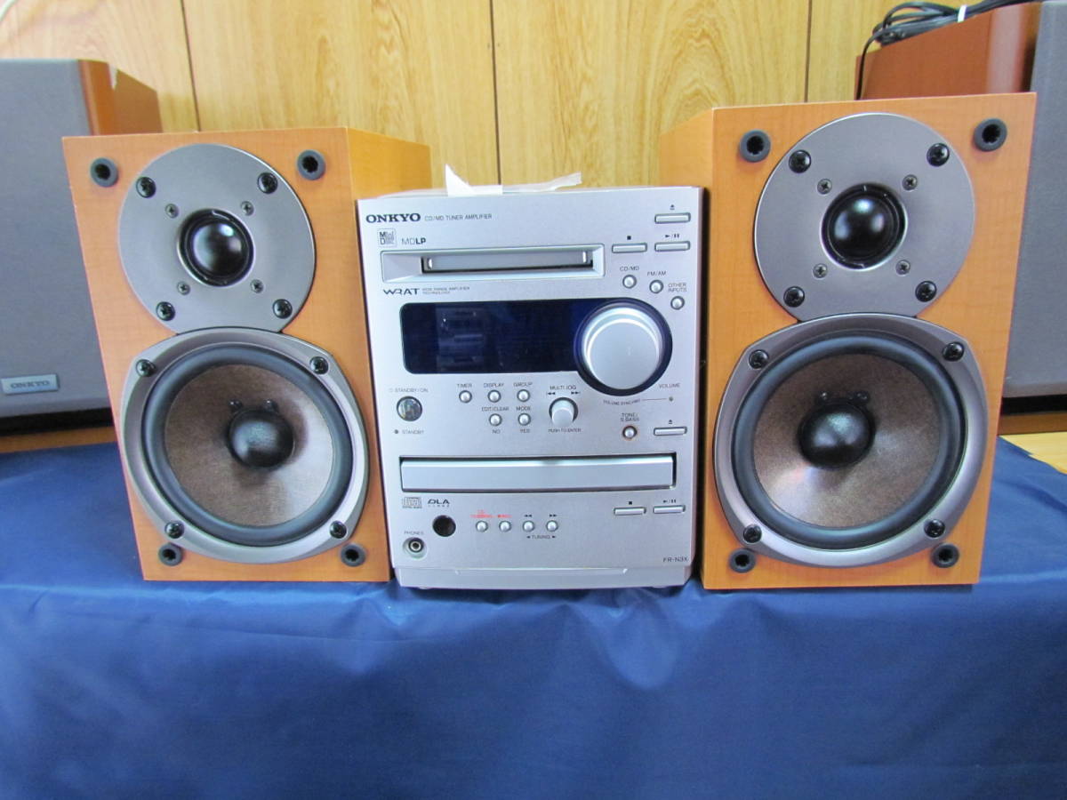商品映像あり】ONKYO FR-N3X （MD_CD_チューナ_アンプ_スピーカー）(MD