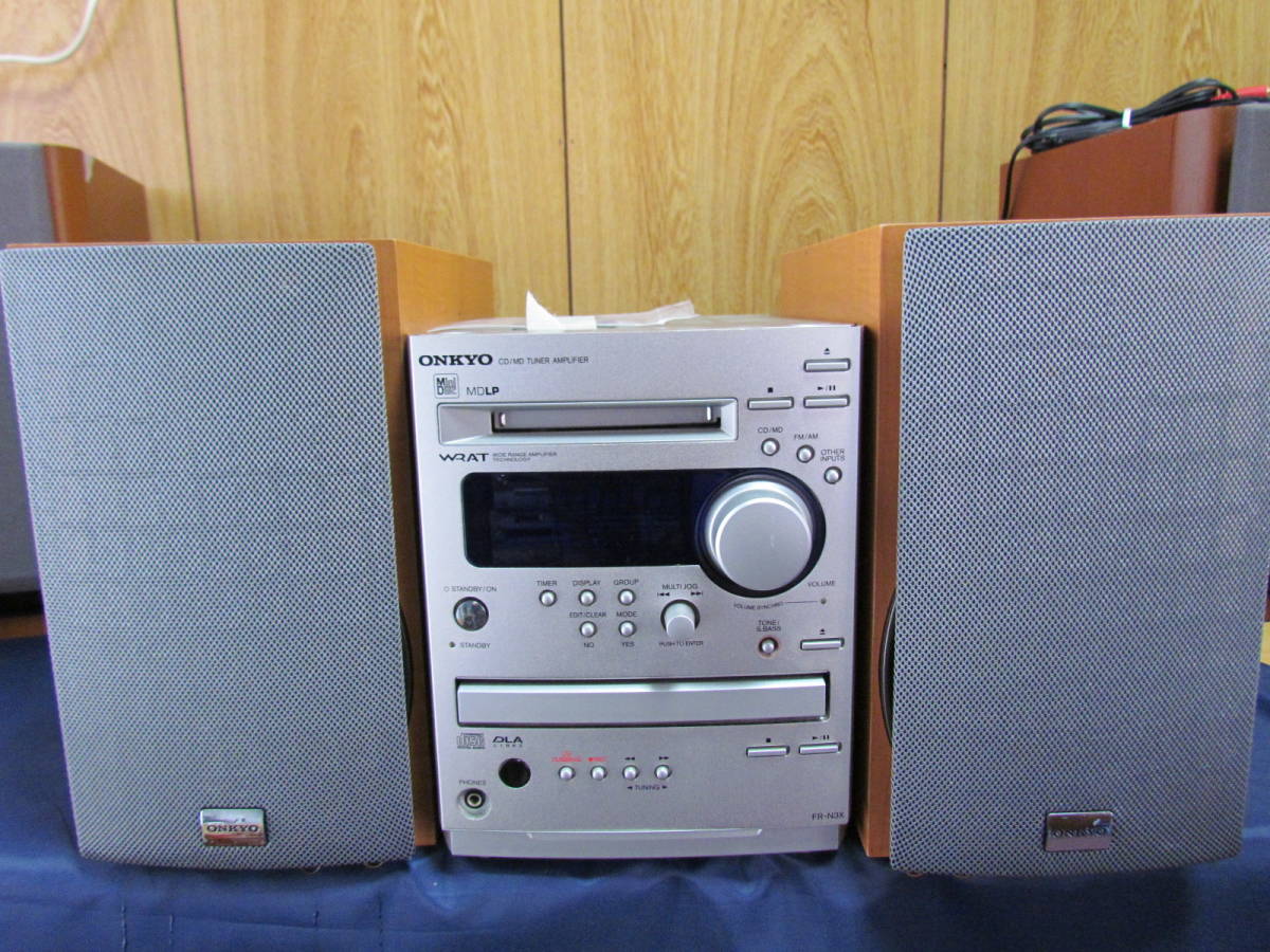 商品映像あり】ONKYO FR-N3X （MD_CD_チューナ_アンプ_スピーカー