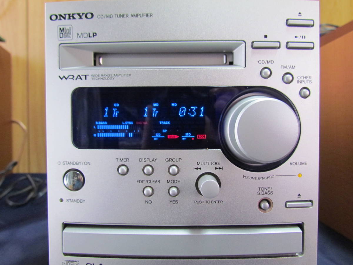 商品映像あり】ONKYO FR-N3X （MD_CD_チューナ_アンプ_スピーカー）(MD