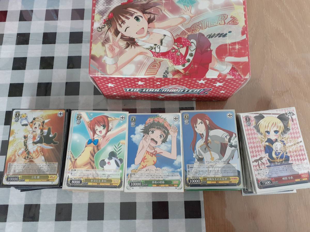 【HOT，人気セール】 ヴァイスシュヴァルツ デッキ５つ 引退品(ヴァイスシュヴァルツ)｜売買されたオークション情報、yahooの商品情報をアーカイブ公開 - オークファン ヴァイスシュヴァルツ