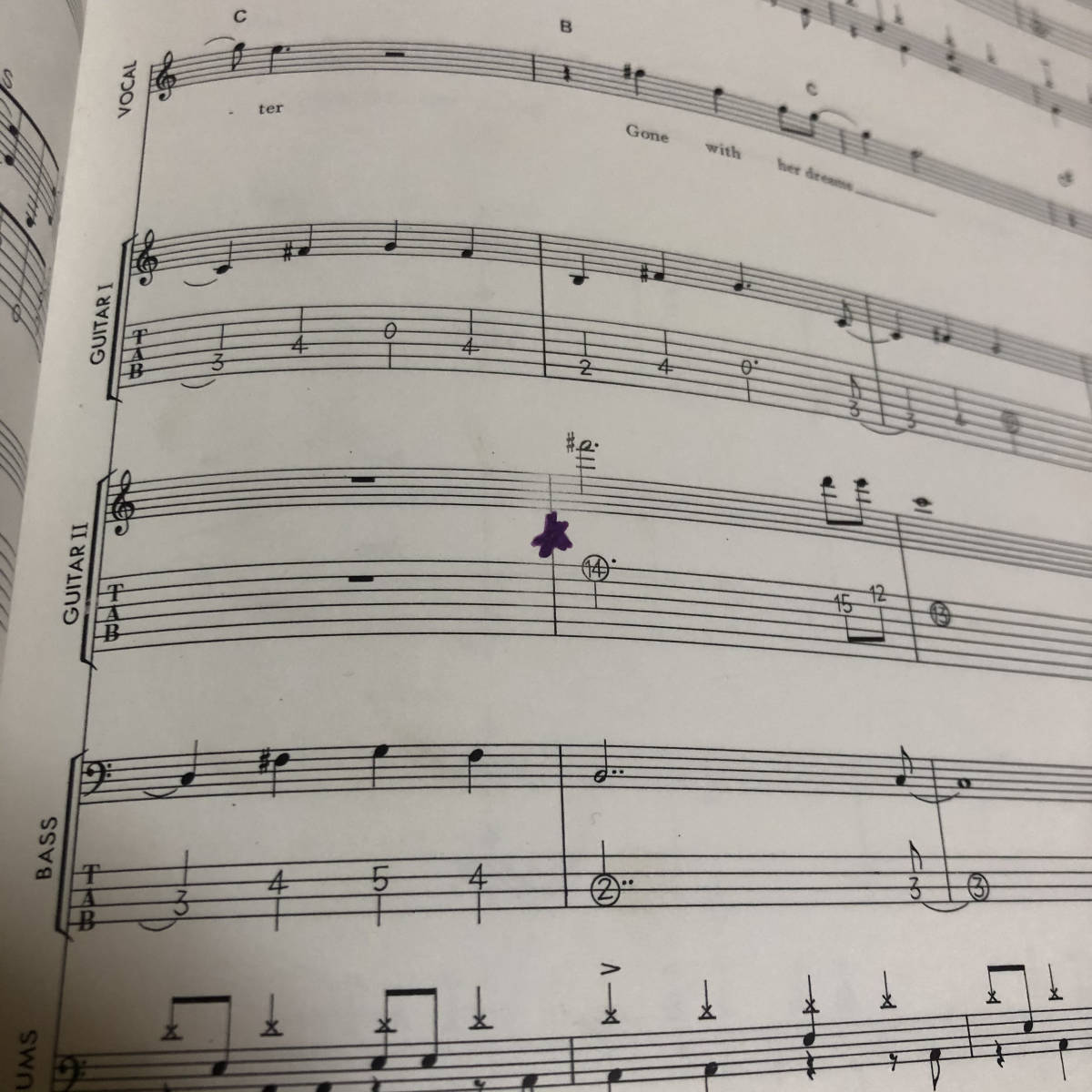 LOUDNESS ラウドネス バンド・スコア TAB譜 THUNDER IN THE EAST｜音楽  