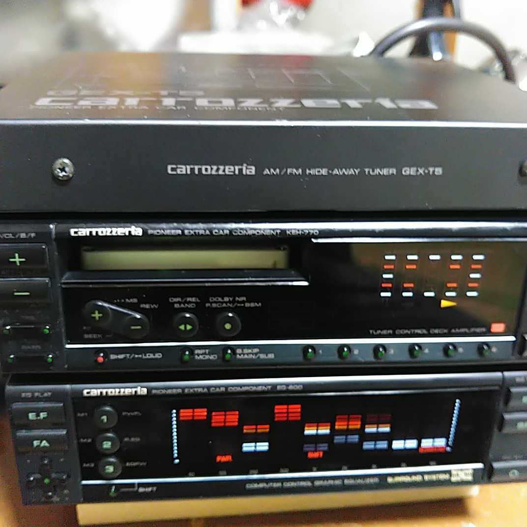EQ-600 Pioneer KEH-8050 チューナー GM-004 アンプ ロンサム